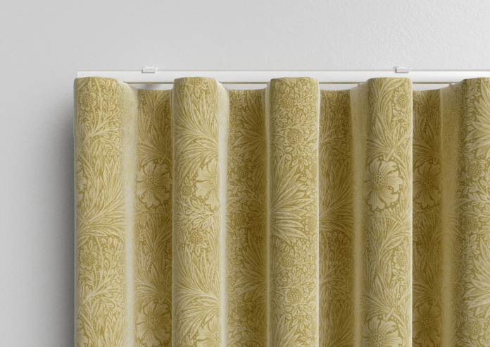 William Morris At Home Marigold Velvet, Ochre - Made to Measure Curtains - Image 13